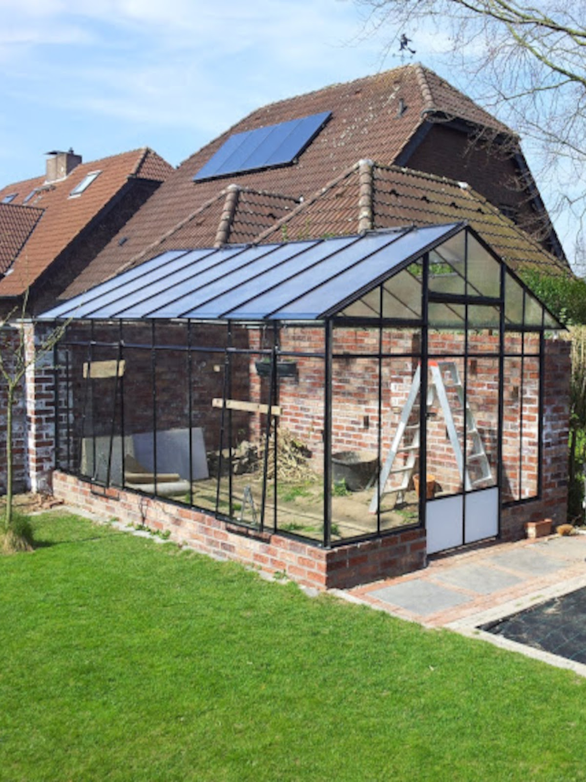 Neubau kleines Gewaechshaus